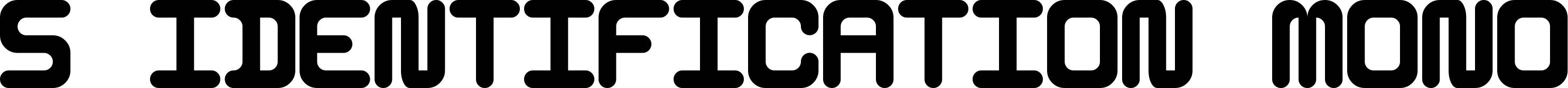 5 Identification Mono