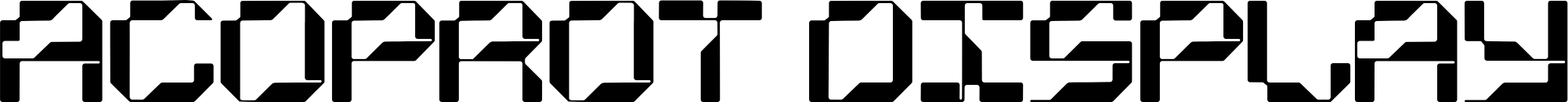 Acoprot Display