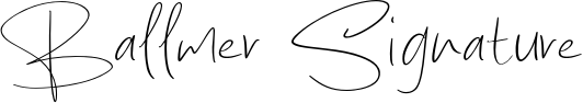 Ballmer Signature