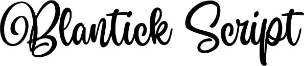 Blantick Script