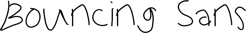Bouncing Sans