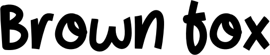 Brown Fox