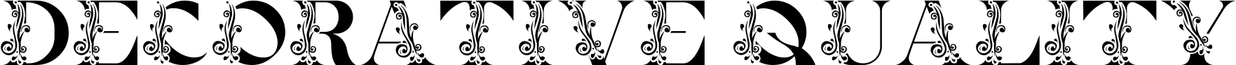 Decorative Quality