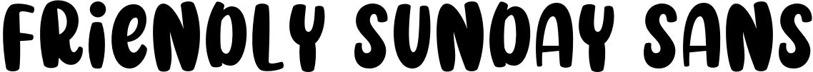Friendly Sunday Sans
