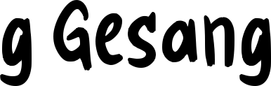 g Gesang