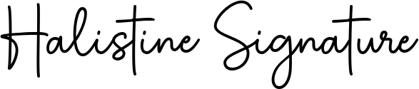 Halistine Signature