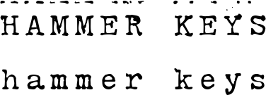 Hammer Keys