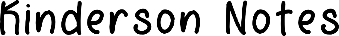 Kinderson Notes