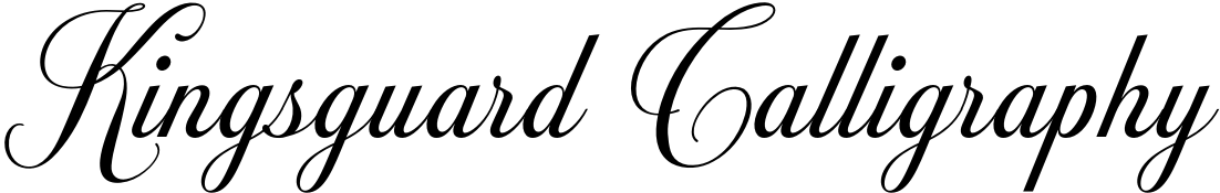 Kingsguard Calligraphy
