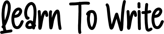 Learn To Write