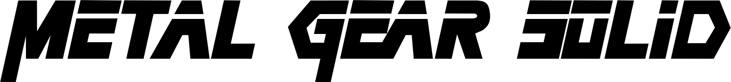 Metal Gear Solid
