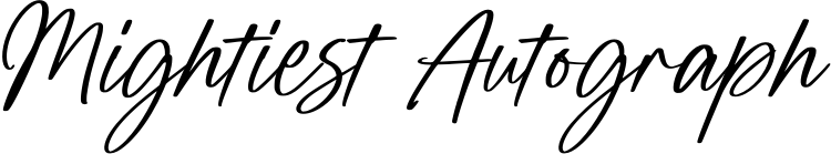 Mightiest Autograph