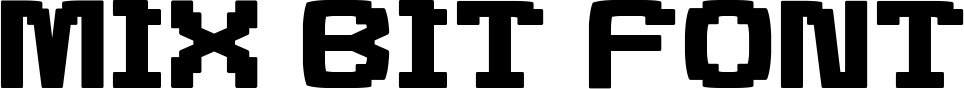 Mix Bit Font