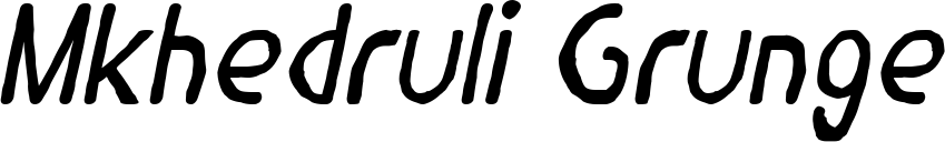 Mkhedruli Grunge