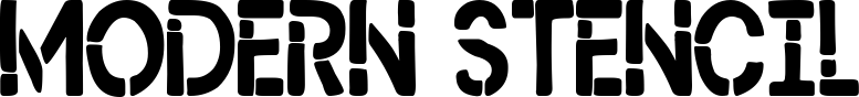 Modern Stencil