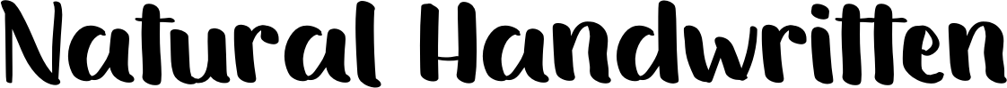 Natural Handwritten