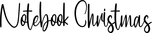 Notebook Christmas