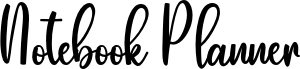 Notebook Planner