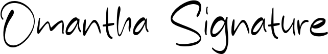 Omantha Signature