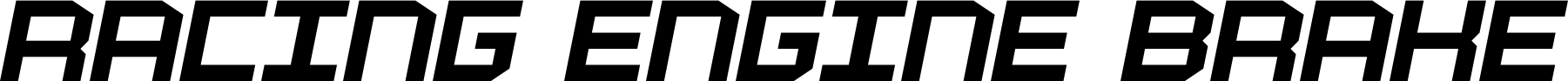 Racing Engine Brake