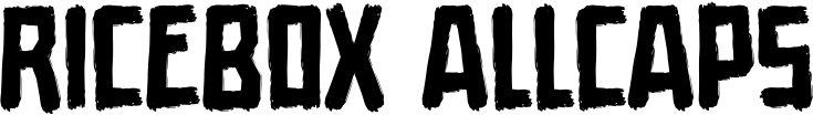 Ricebox Allcaps