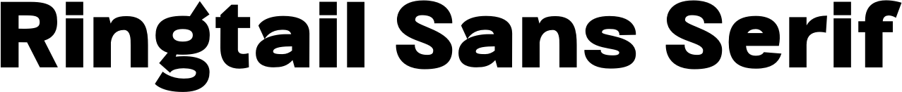 Ringtail Sans Serif