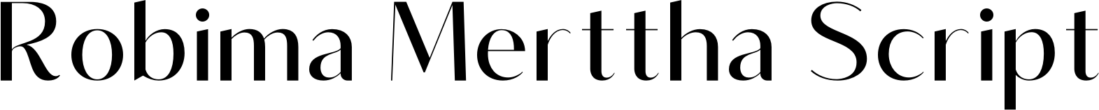Robima Merttha Script