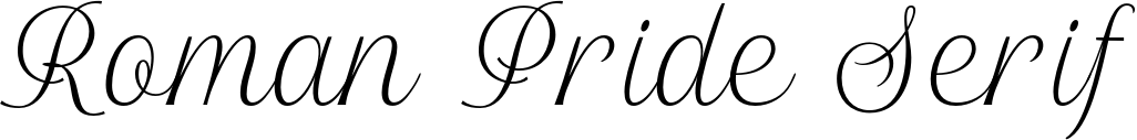 Roman Pride Serif