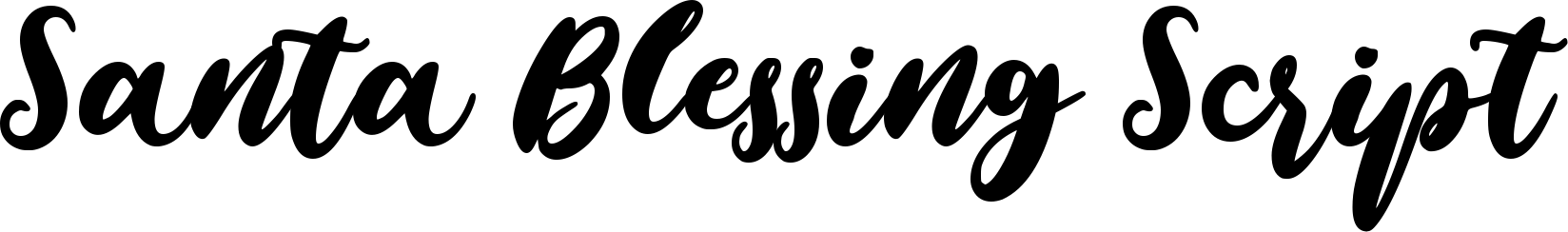 Santa Blessing Script