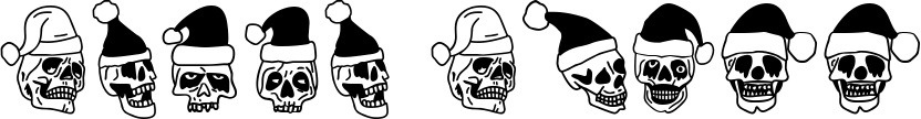 Santa Skull