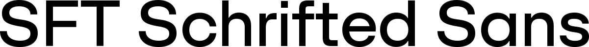 SFT Schrifted Sans