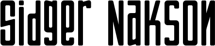 Sidger Nakson