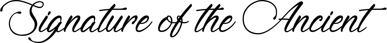 Signature of the Ancient