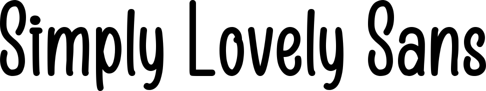Simply Lovely Sans