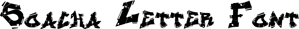 Soacha Letter Font