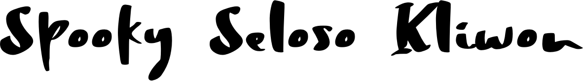 Spooky Seloso Kliwon