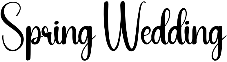 Spring Wedding