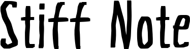 Stiff Note