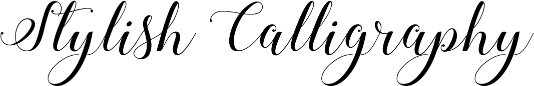 Stylish Calligraphy
