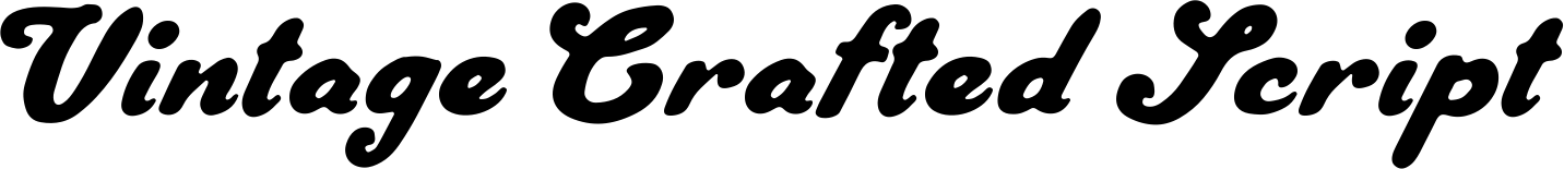 Vintage Crafted Script