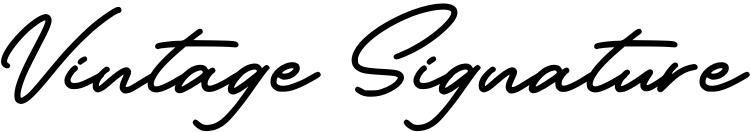Vintage Signature