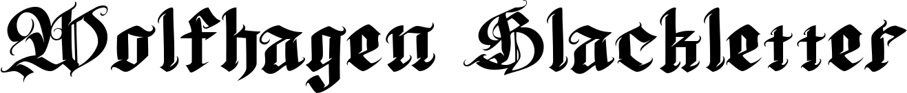 Wolfhagen Blackletter