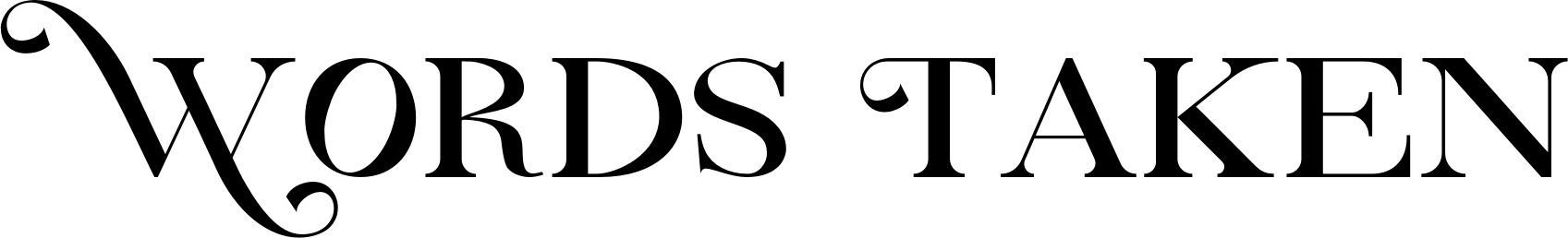 Words Taken