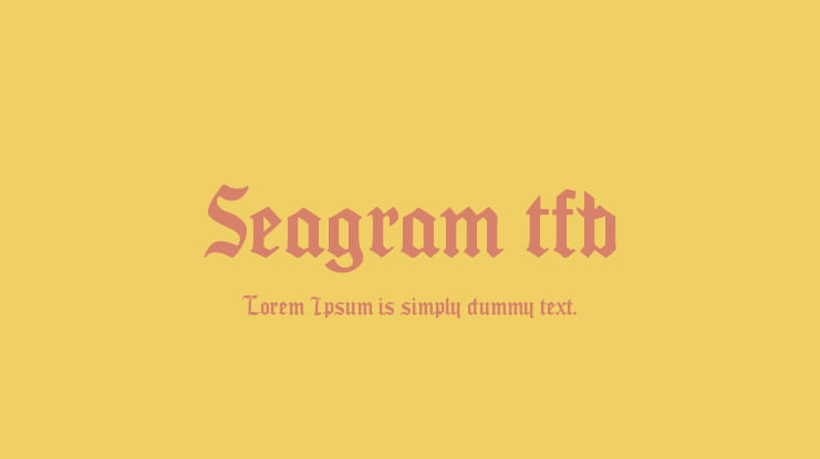 Seagram TFB