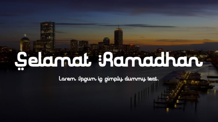 Selamat Ramadhan